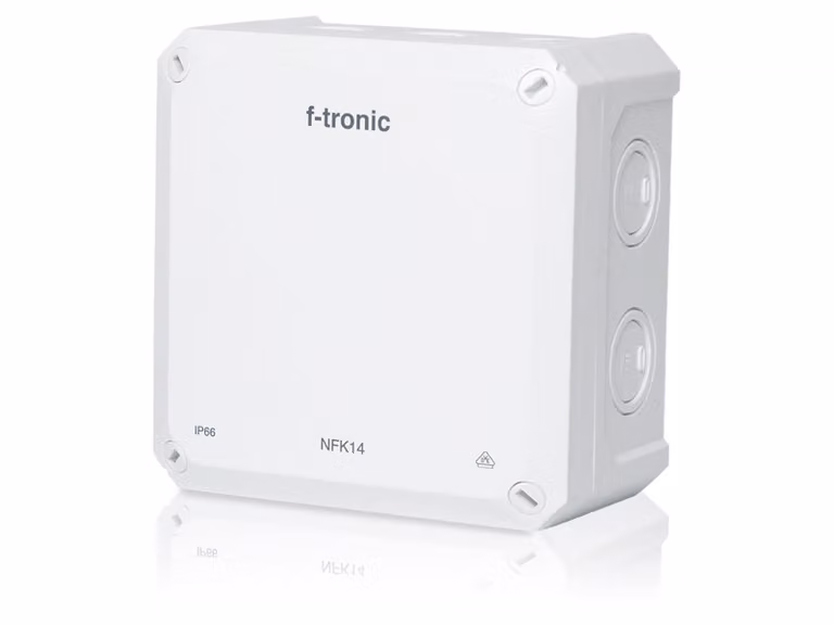F-TRONIC Scatola di derivazione FR Neptun Compact, 140x140x81 mm, bianco