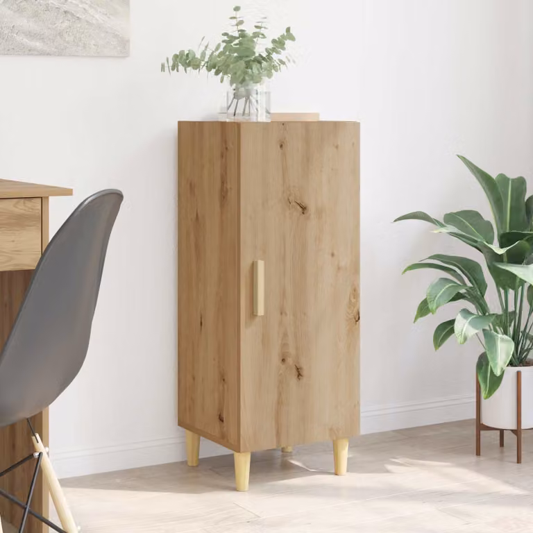 Credenza moderna vidaXL in legno marrone per soggiorno e sala da pranzo L/P/H: 34,5 x 34 x 90 cm