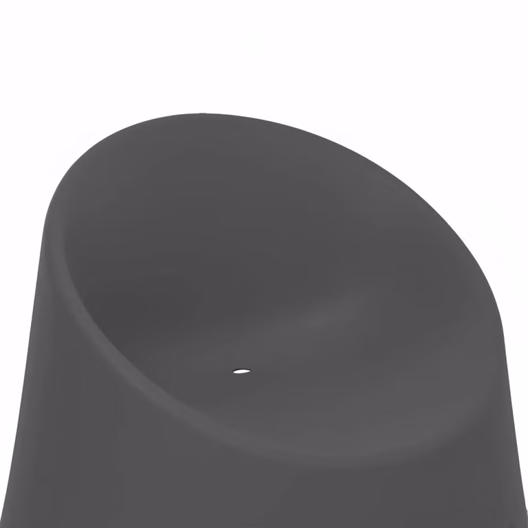 Sedia da giardino Vestiamo Casa Giardino in polipropilene grigio con protezione UV H 69,5 x L 79 x P 84 cm