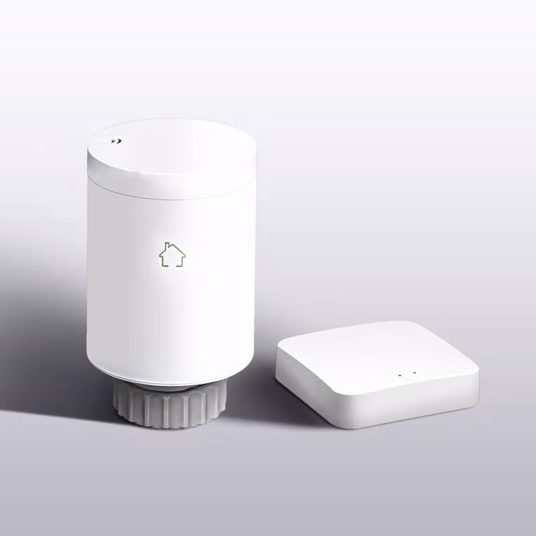 SONNI Termostato per radiatori con gateway Zigbee 3.0 APP WIFI Termostato intelligente per radiatori Radiatore Riscaldamento intelligente Casa smartsystem