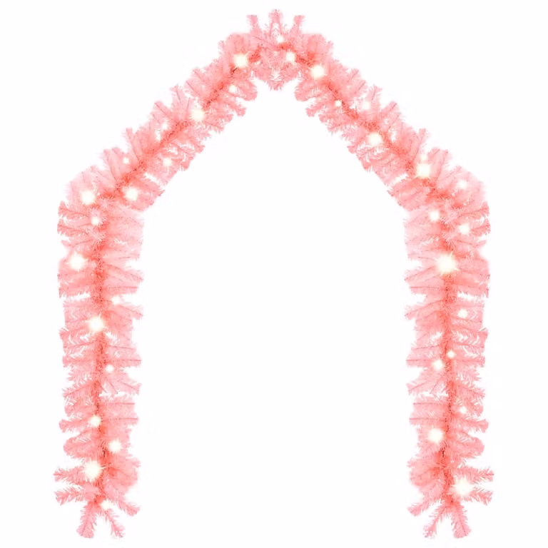 Ghirlanda Natalizia con Luci a LED 5 m Rosa