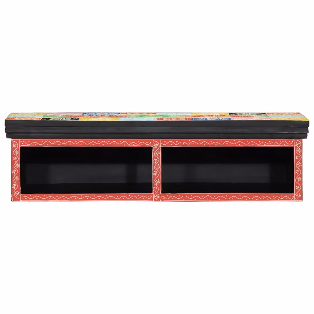 Mobile TV vidaXL Multicolore in Legno MDF con Design Moderno L 80 cm x P 30 cm x H 22 cm