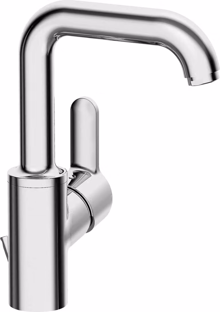 Miscelatore monocomando per lavabo Hansa HA, HANSAPRIMO, 4954, set di scarico con tirante, sporgenza 142 mm, DN15, cromato, 1 pz.