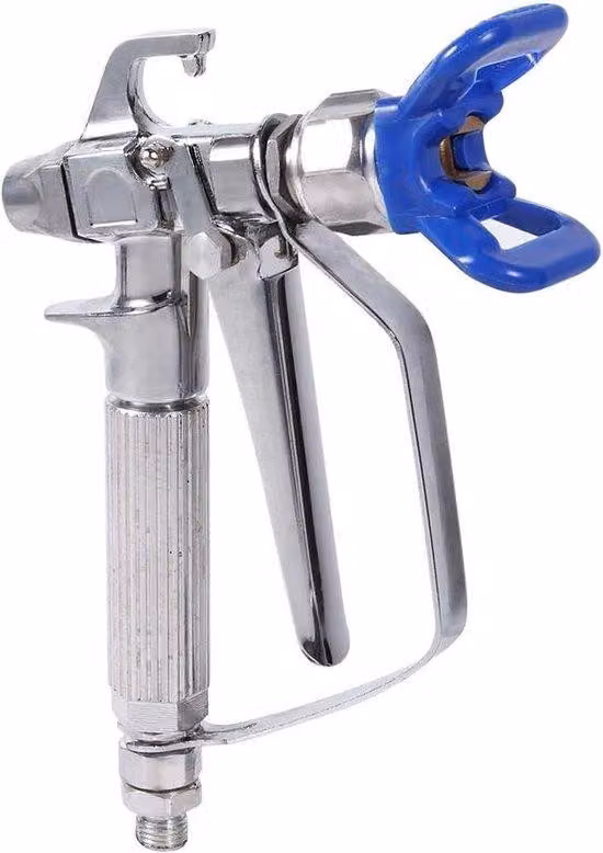 Pistola a spruzzo airless ad alta pressione, acciaio inossidabile, ugello, ergonomica