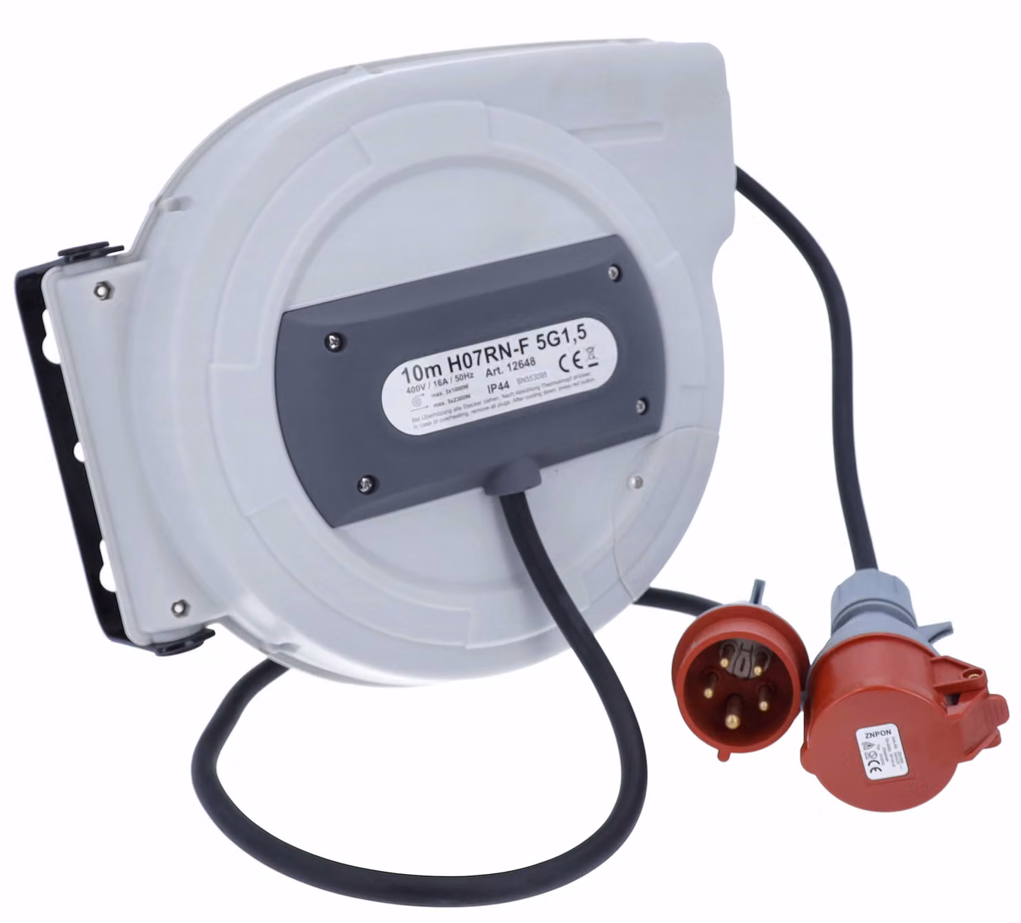 as-Schwabe 12648 Kabelabroller 10 m CEE-Stecker 16 A 5polig (12648)