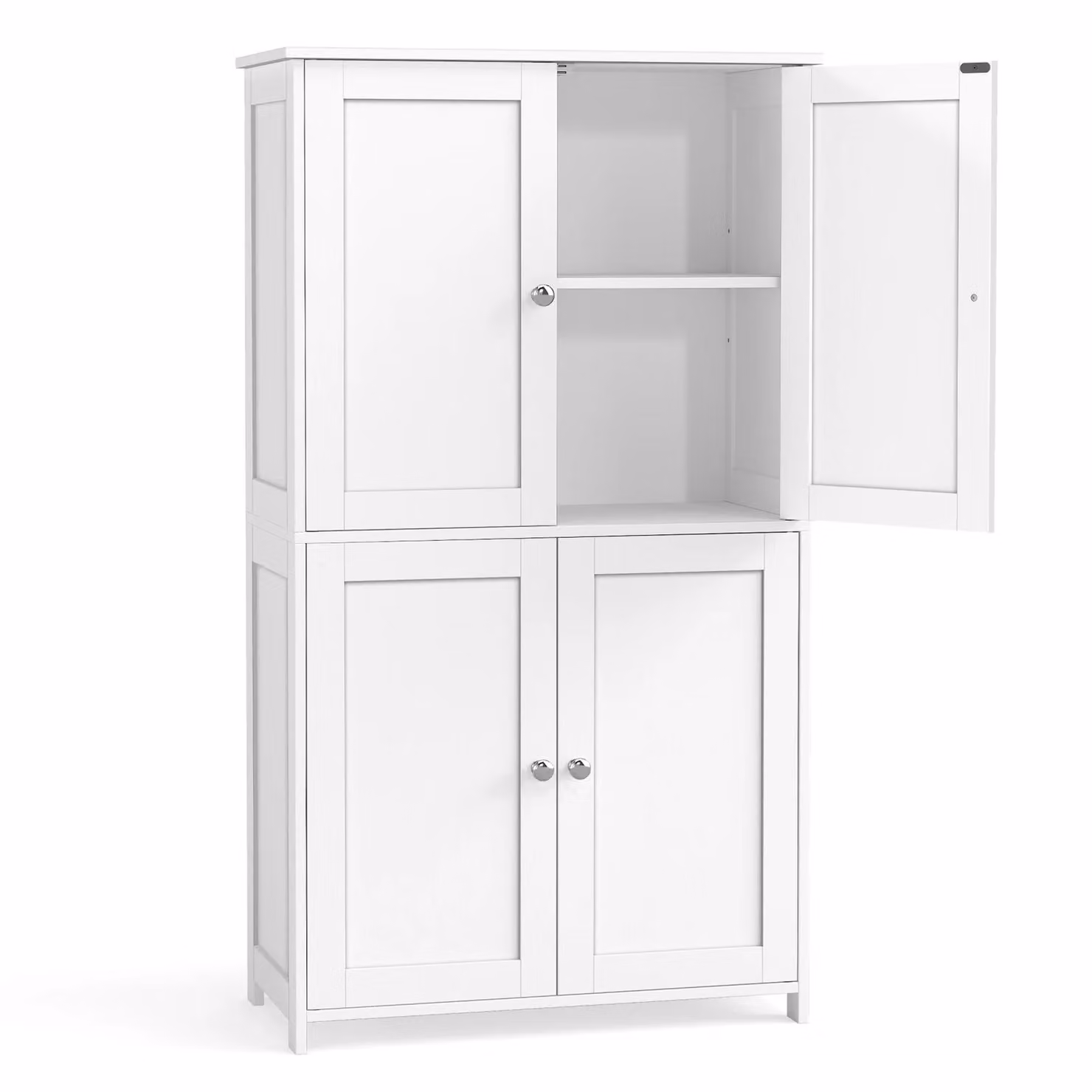 Mobile da Bagno, Mobiletto da Bagno, Credenza da Cucina, Bianco Nuvola