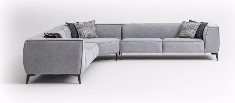 Ecksofa Polstersofa Wohnzimmer Sofa Couch L-Form Modern Design