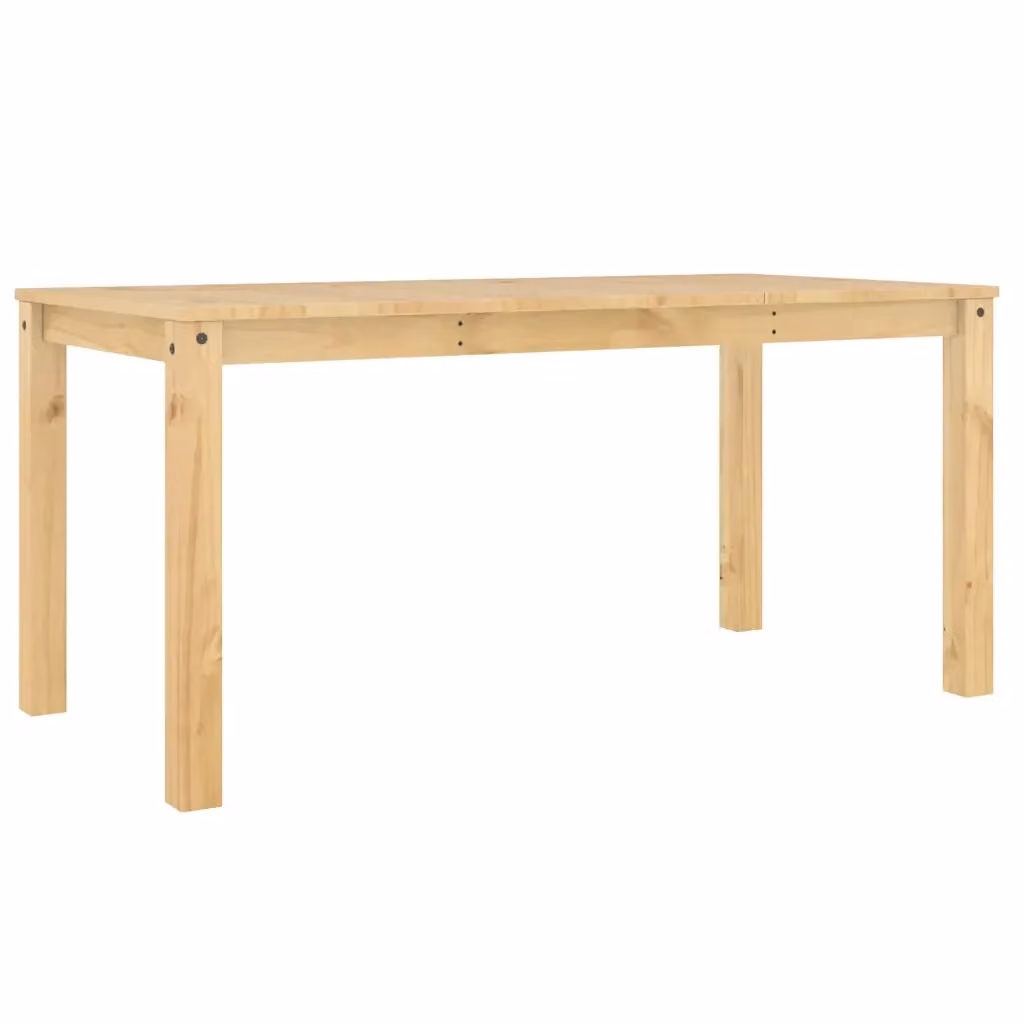 Tavolo da pranzo rettangolare vidaXL in legno di pino cerato marrone L: 80 cm, P: 80 cm, H: 75 cm – 2