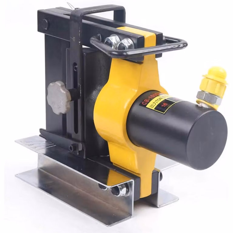 Macchina piegatrice idraulica da 16 t - Macchina piegatrice per tubi da 150 mm - Macchina piegatrice per lamiere di rame, alluminio e ferro - Piegatrice angolare da 90° a 180° - Colore: nero e giallo