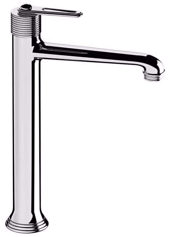 Miscelatore per lavabo Sapho BEBÉ, modello alto, bocca allungata in ghisa, cromato