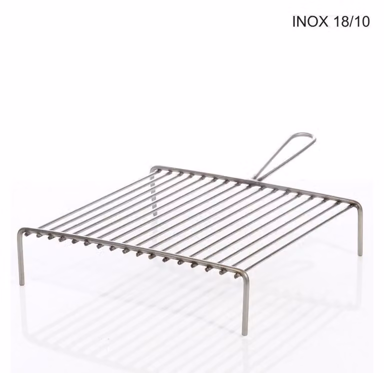 Griglia Tondino Inox Cm 60 60X35