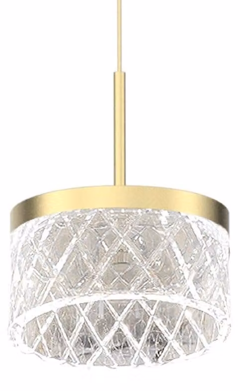 Lampada a sospensione ELEGANCE 9W LED oro 4000K