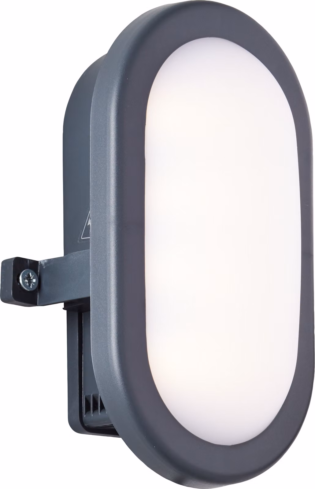 BRILLANTE applique LED per esterni TILBURY in antracite | Applique per esterni con IP65 | 5W 710 lumen 4000 Kevin | Plastica