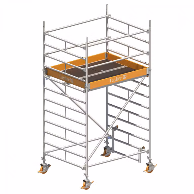 Ponteggio mobile Layher Uni Kompakt 4,20 m AH (DIN EN 1004:2004)