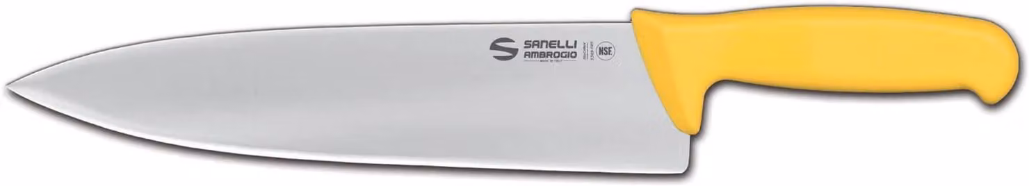 Trinciante cuoco cm 26 giallo linea Supra di Sanelli Ambrogio