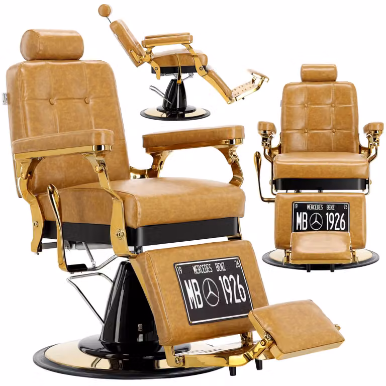 Poltrona da parrucchiere barbershop idraulica per salone di bellezza Giuseppe Barberking