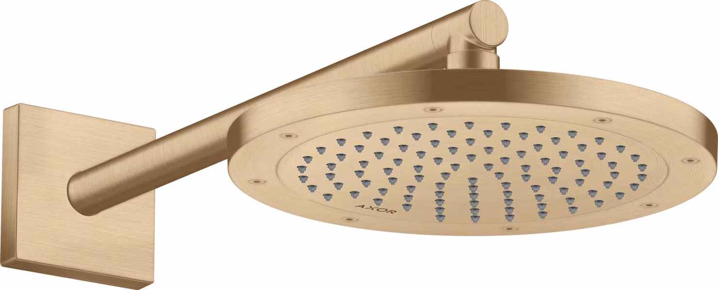 hansgrohe AXOR ShowerSolutions bras de douche, 390mm, carré, 26436140, 26436140
