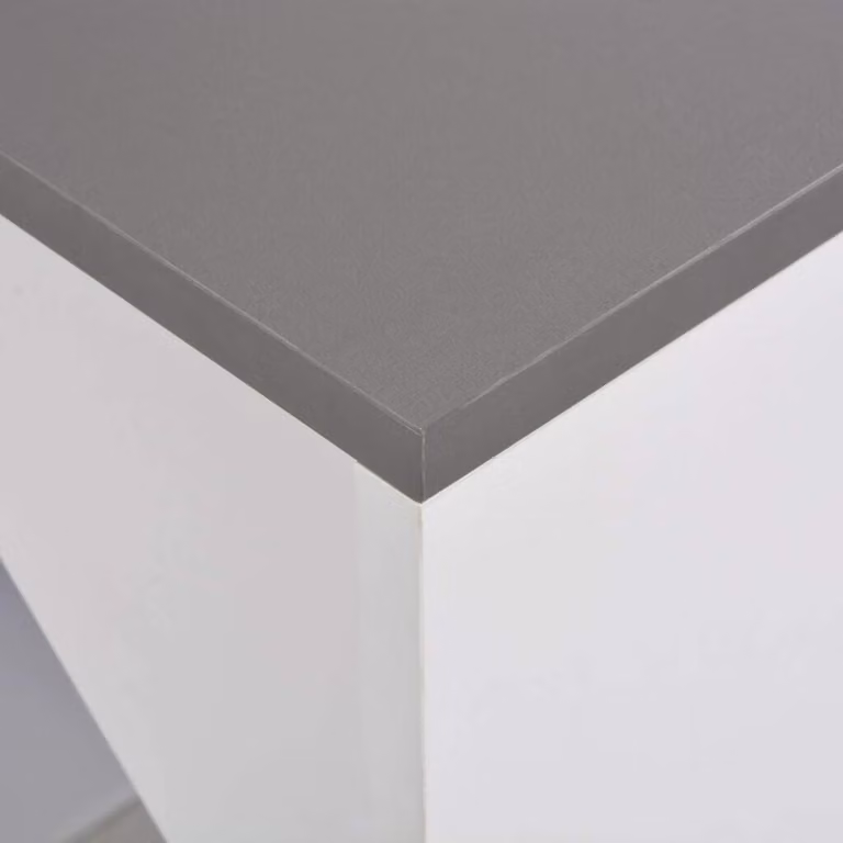 vidaXL Tavolo da bar con armadio bianco 115 x 59 x 200 cm