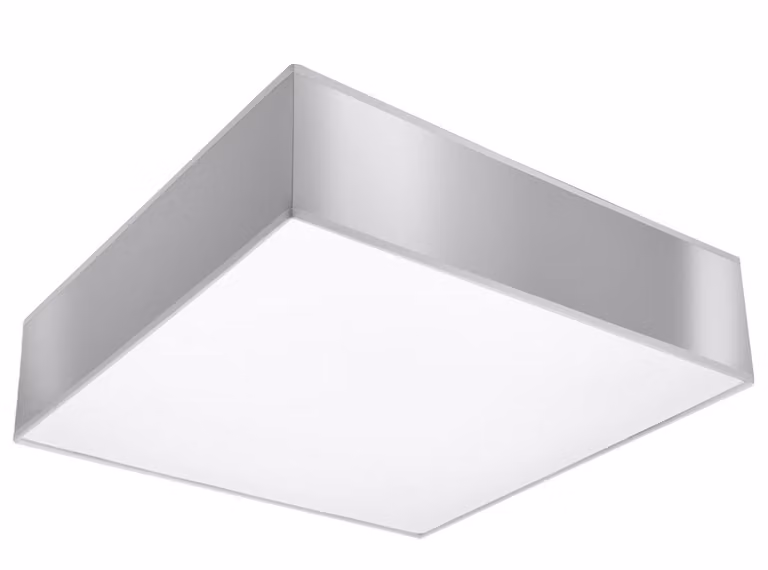 Lampada da soffitto HORUS 35 grigio 2xE27 15W PVC 11x35x35cm Sollux Lighting