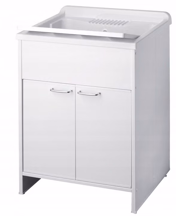 Bagno Mobile Lavabo Scaldabagno 60X50 Per Garage Lavanderia