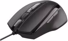 Mouse cablato Trust VOCA Comfort nero con connessione USB-A