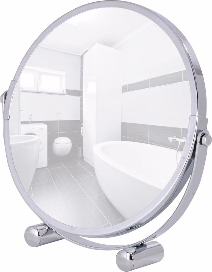 WENKO cosmetic stand specchio bagno WC MERA Ø 16 make-up stand piedi inclinabile 5-fold