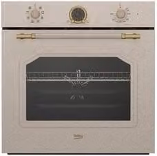 Forno da incasso Beko Beyond RBIM19200AVD colore avena, Classe A, Capacità 72 Lt, L: 60 cm