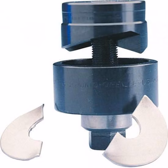Puntoni per gatti con trebbia Greenlee colore nero diametro ISO 16