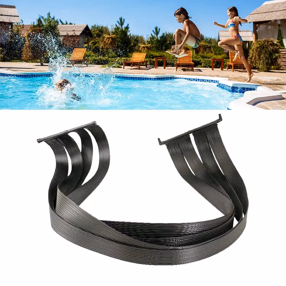 Riscaldatore solare per piscina OK-Living Nero L: 600 cm x P: 120 cm – 2