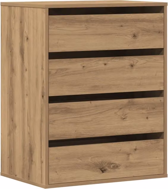 Cassettiera Angolare in Rovere Artigianale Marrone L: 60 cm, P: 41 cm, H: 76 cm CFW6336453 – 1