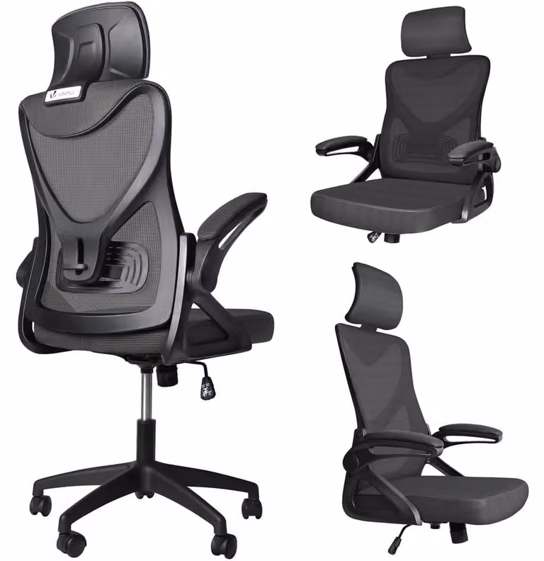 Sedia da ufficio ergonomica con supporto lombare regolabile