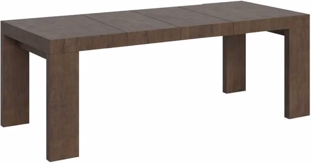 Tavolo allungabile moderno Roxel Premium in noce, L/P/H: 420 x 90 x 77 cm – 1