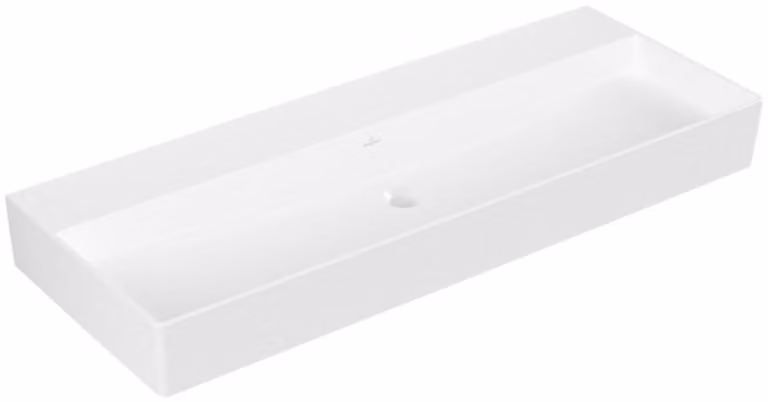 Villeroy & Boch Memento 2.0 lavabo mural, sans trou pour robinet, sans trop-plein, poncé, 1200x470mm, 4A22CFRW, 4A22CFRW