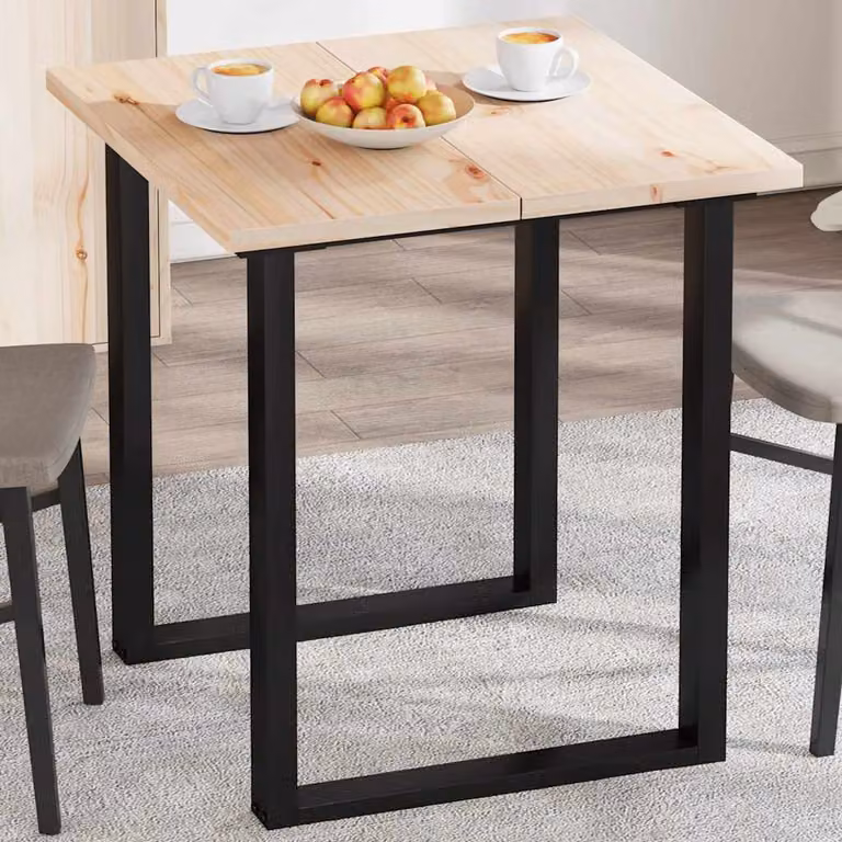 Set di 2 piani per tavolo vidaXL in legno massello di pino rustico, marrone, L 70 cm x P 35 cm x H 2,5 cm