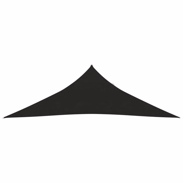 The Living Store Tenda da sole 160 g/m² Nero 5x5x6 m HDPE