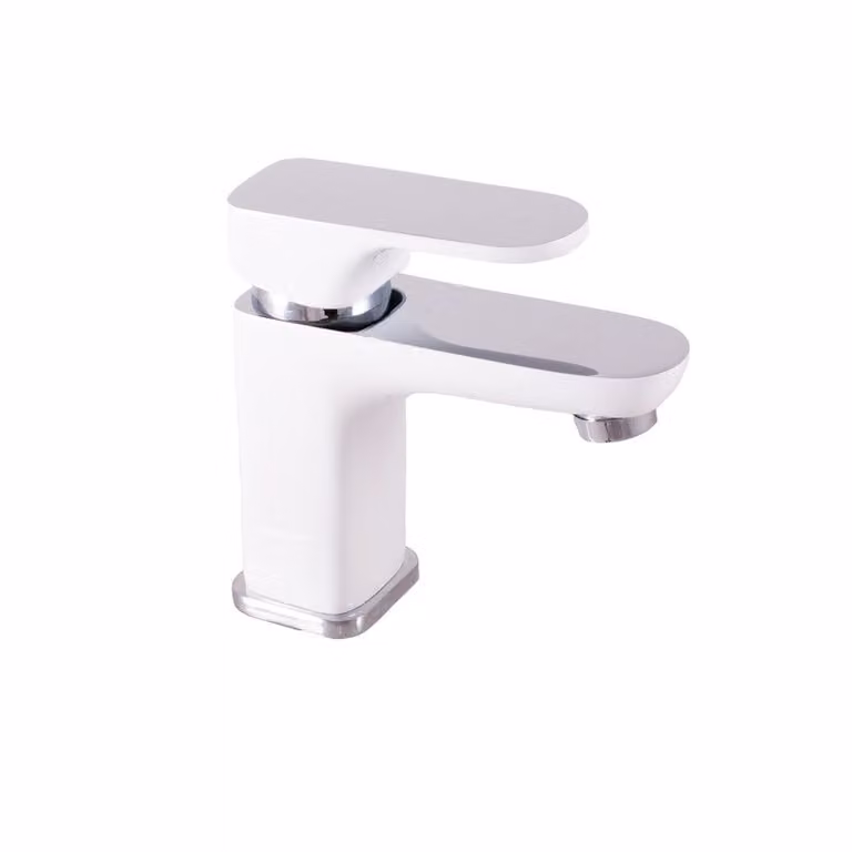 Miscelatore per lavabo YUKON WHITE/CHROME, Colore: cromo/bianco, Dimensione: 1/2'' (YU126.5CB)