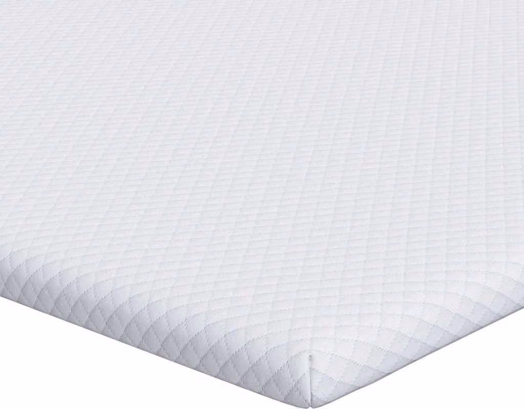 Topper in schiuma memory for Adulto Morbido 160 x 200 cm Bianco