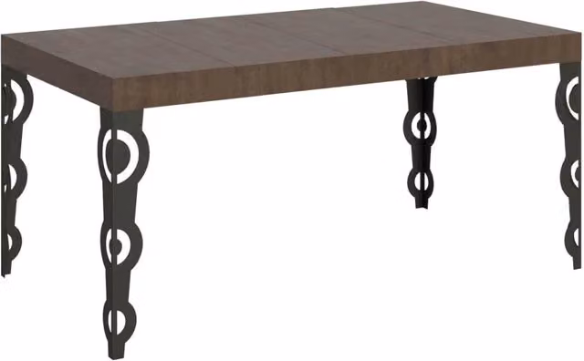 Tavolo Allungabile Moderno Karamay Premium GIORDANOSHOP Colore Noce L/P/H: 140/244 x 90 x 77 cm – 1