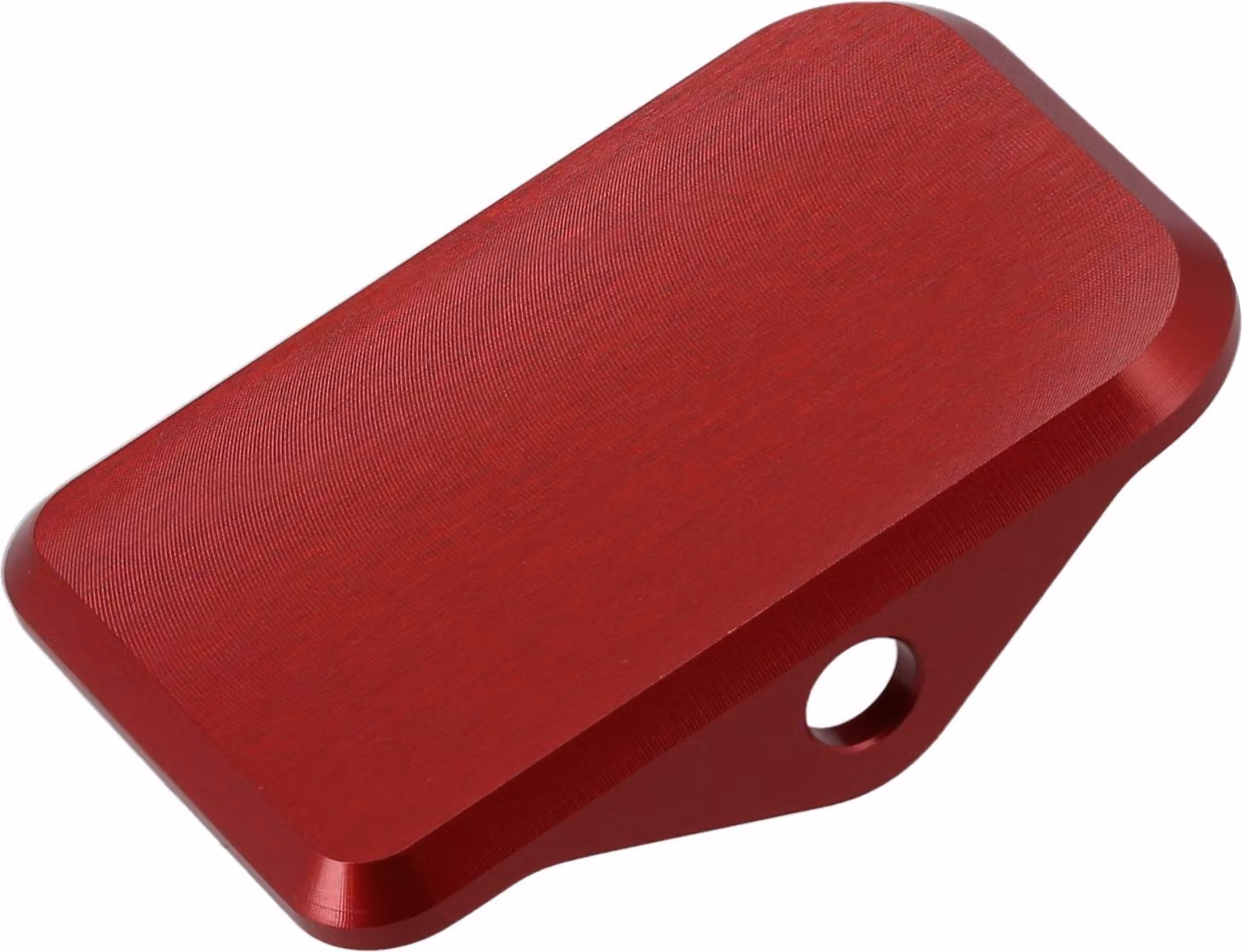 CNC Blind Coprisetting Pull Back Alluminio, rosso anodizzato - per Simson S51, S70, S53, S83, SR50, SR80