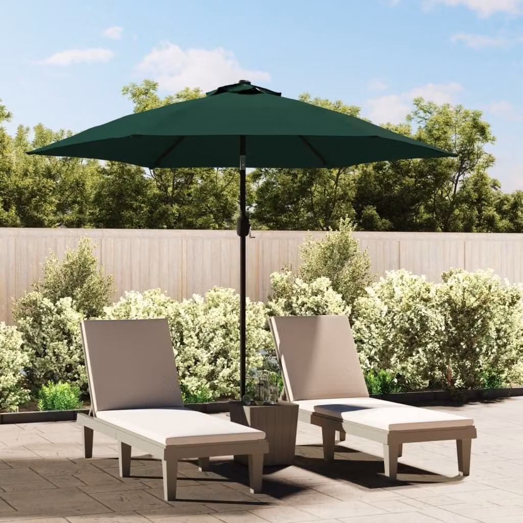 Maison Exclusive - Telo di Ricambio per Ombrellone Verde 300 cm