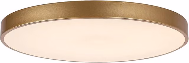 Plafoniera LED Rabalux Tesia oro/ottone con telecomando, dimmerabile e timer, diametro: 60 cm