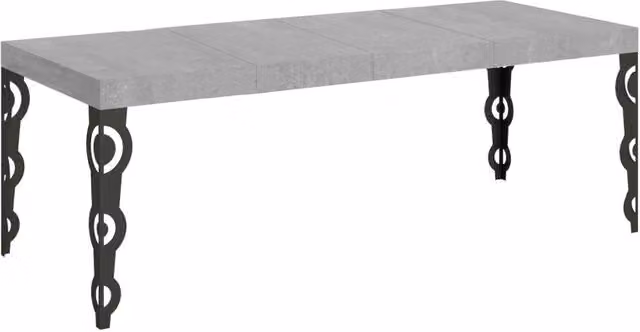 Tavolo allungabile Itamoby stile industrial in MDF laminato, L/P/H: 160-264 x 90 x 77 cm – 1