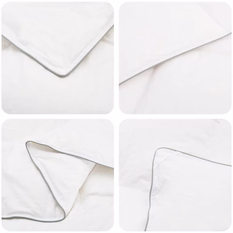 Set di piumini per letto in piuma d'oca, 90%, modello FULDA, 3 pezzi, dimensioni 200 x 220 cm, per l'inverno