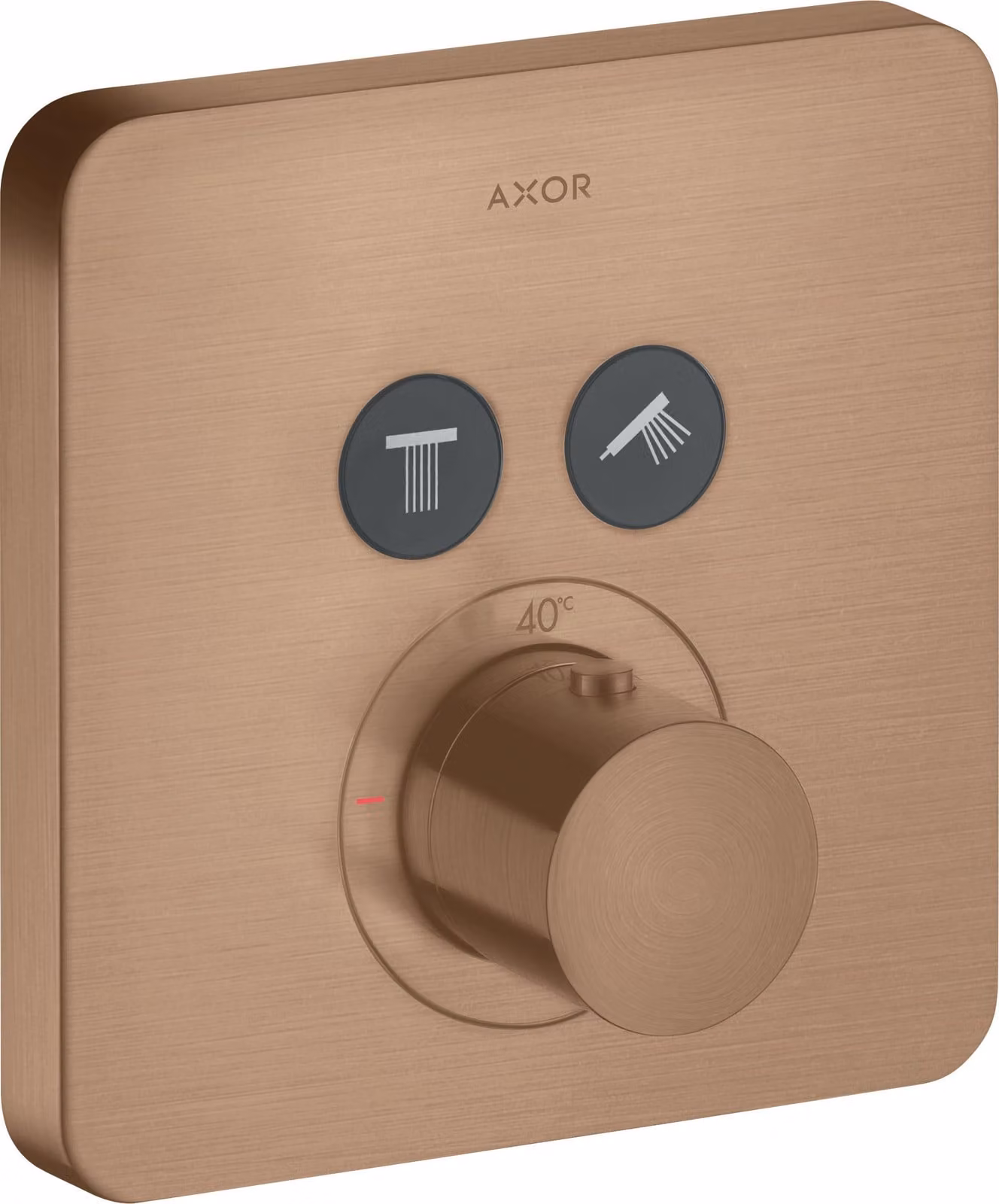 hansgrohe AXOR Starck ShowerSelect Soft Thermostat encastré pour 2 consommateurs, 36707310, 36707310