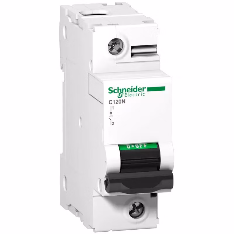 Interruttore automatico Schneider Electric C120N, 1 polo, 125 A, curva caratteristica B, 10 kA A9N18343