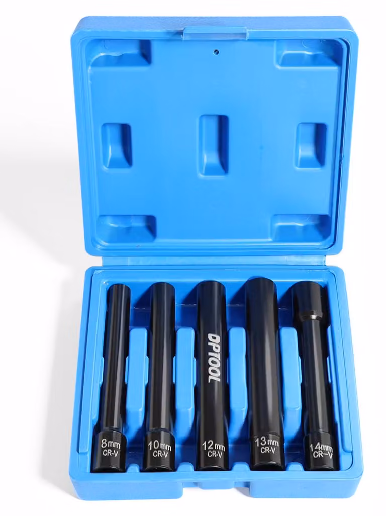 Set di chiavi a bussola metriche a 12 punte, disponibile in 5 misure