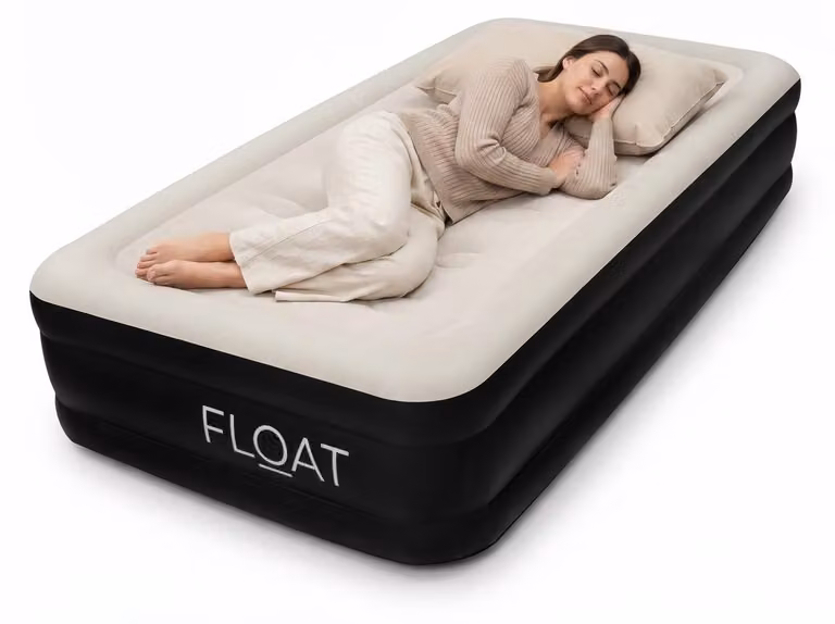 Materasso ad aria singolo con pompa elettrica integrata - 190x97x38 cm - Materasso ad aria autogonfiante per 1 persona - Letto singolo per ospiti - FLOAT NimbusRest