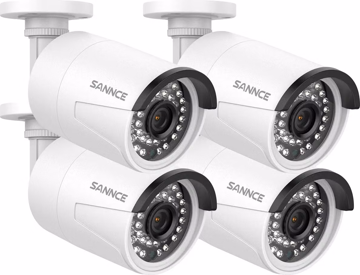 telecamera di sicurezza da 8MP, visione notturna da 30m, resistente alle intemperie IP66, I91FQ04