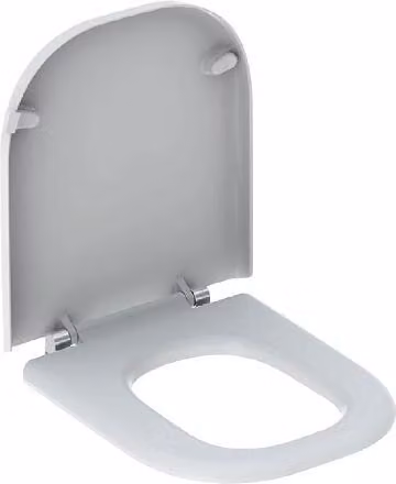 Geberit Selnova Comfort - Sedile per WC senza barriere architettoniche Quadrato, duroplast, bianco 500.793.01.1