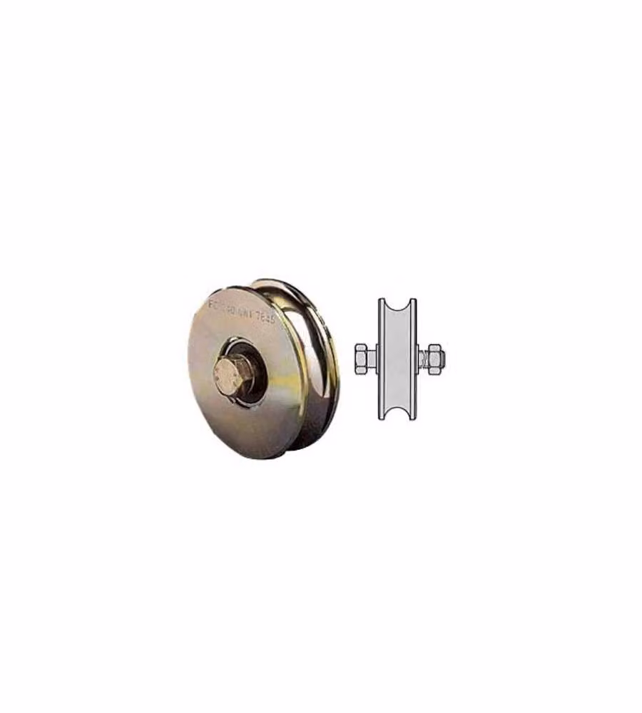 Ruota Cancelli Gola U 160                   315 Fc
